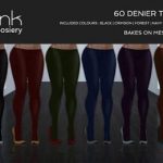 60 Denier Tights In 6 Colours In System Layers At AvInk! https://www.seraphimsl.com/…/60-denier-tights-in-6-colours-… #s…