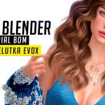 SECOND LIFE Free Neck blender leLUTKA Evox | Tutorial BOM Corrector de Cuello + FREE GIFT Skin