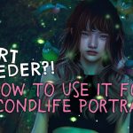 Anya Ohmai shared a tutorial about give realism to a Second Life photo using ARTBREEDER