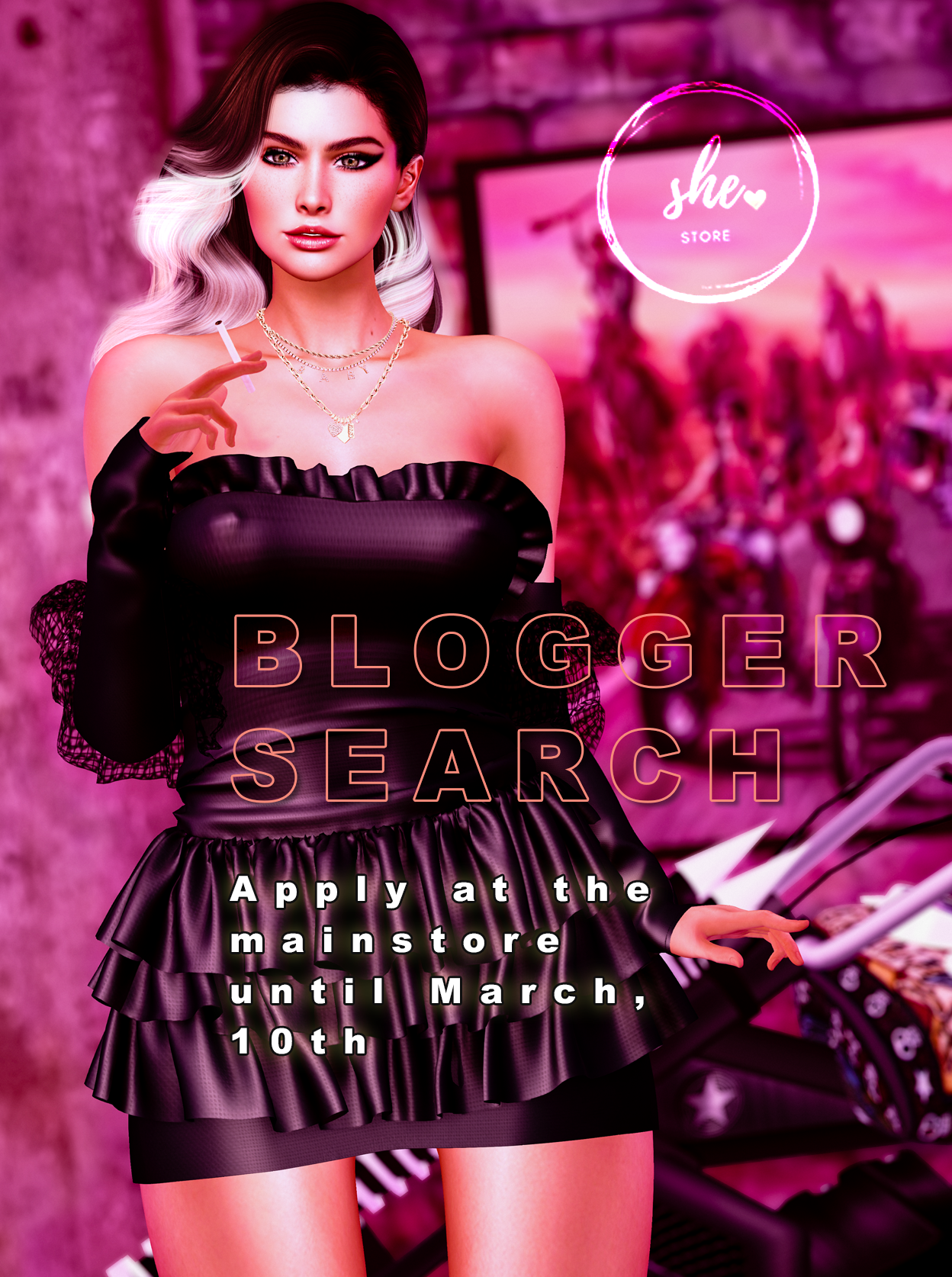 Bloggers wanted: She.