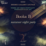 Summer night party with BookaB at DiXmiX Art Gallery