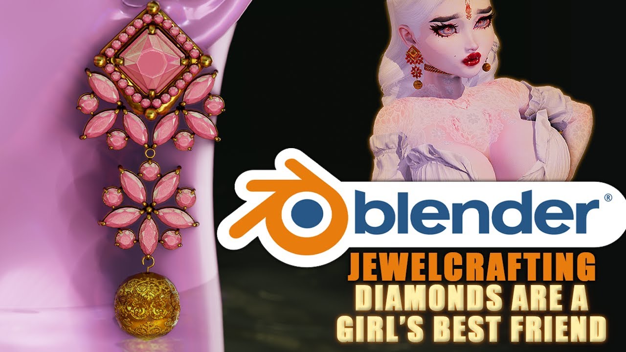 Creating Jewelry for Second Life (Blender+Substance Painter)